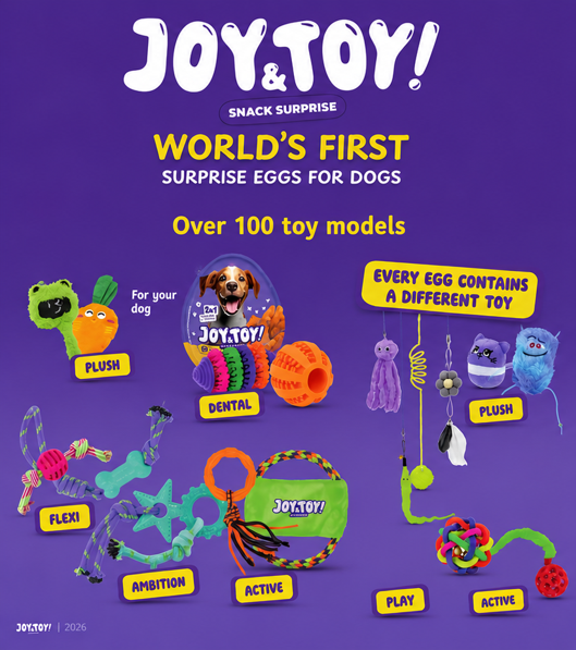 JOY&TOY! Duck Soft Jerky for Dogs