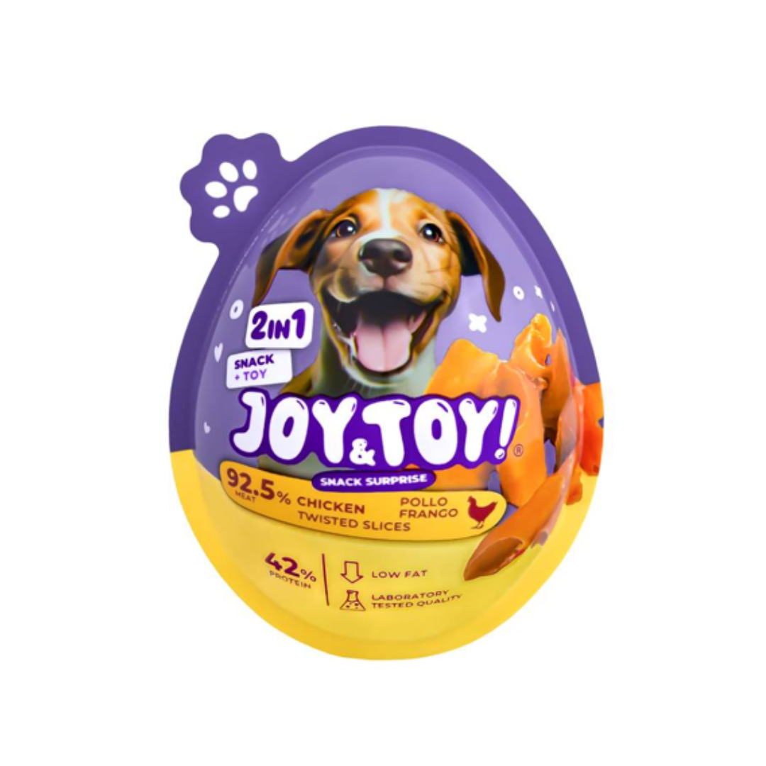 JOY&TOY! Chicken Twisted Slices for Dogs