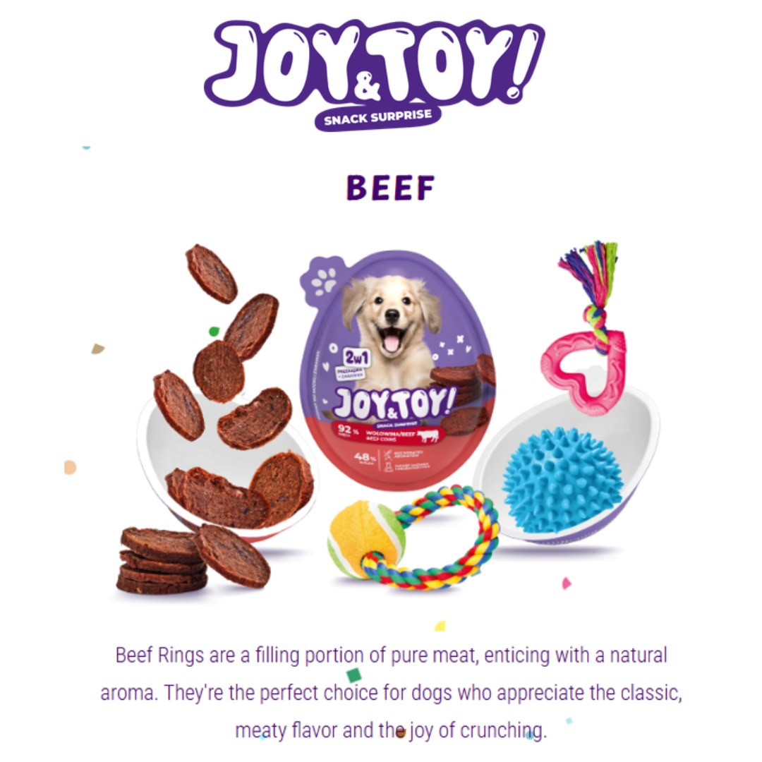JOY&TOY! Beef Coins for Dog