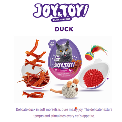 JOY&TOY! Duck Soft Bites for Cats