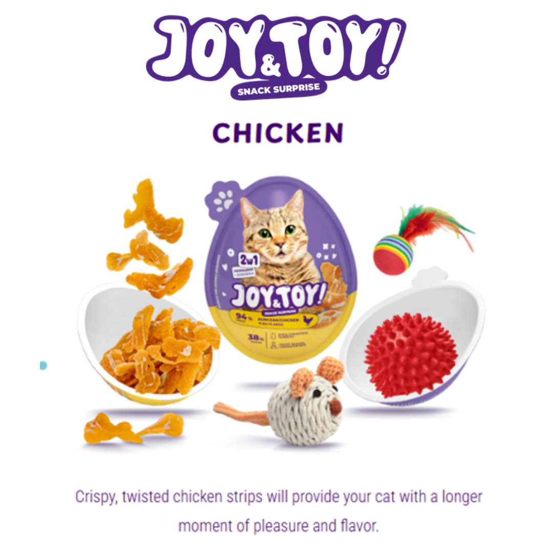 JOY&TOY! Chicken Thin Flakes for Cats